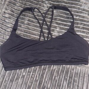 lululemon athletica Black Strappy Light-Support Sports Bra